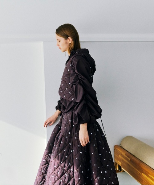 撥水 ギャザーフーディーブルゾン（ブルゾン）｜emmi（エミ）の