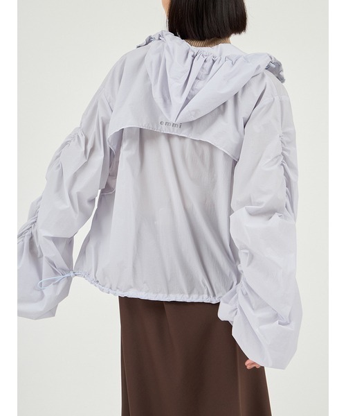 撥水 ギャザーフーディーブルゾン（ブルゾン）｜emmi（エミ）の
