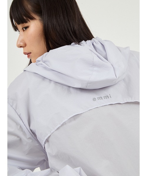 emmi（エミ）の「撥水 ギャザーフーディーブルゾン（ブルゾン・レディース・ライム/ブラウン/ライトブルー・F）」の13枚目の写真