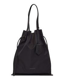 NYLON GATHERED TOTE BAG