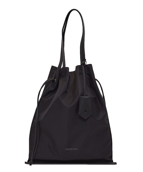 CONVERSE TOKYO（コンバーストウキョウ）の「NYLON GATHERED TOTE BAG（トートバッグ・レディース・ブラック/ブラウン/カーキ・FREE）」の2枚目の写真