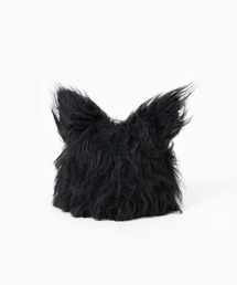 SHAGGY KNIT DEVIL CAP