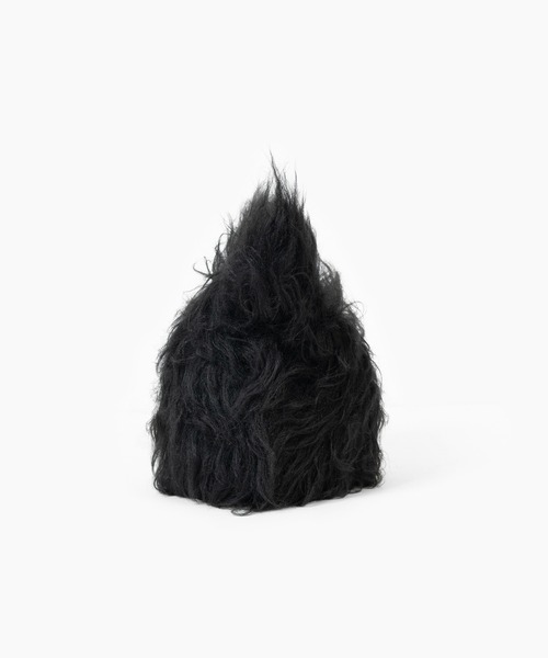 LAD MUSICIAN(ラッドミュージシャン)の「SHAGGY KNIT DEVIL CAP(ニットキャップ/ビーニー・メンズ・ブラック・FREE)」の2枚目の写真