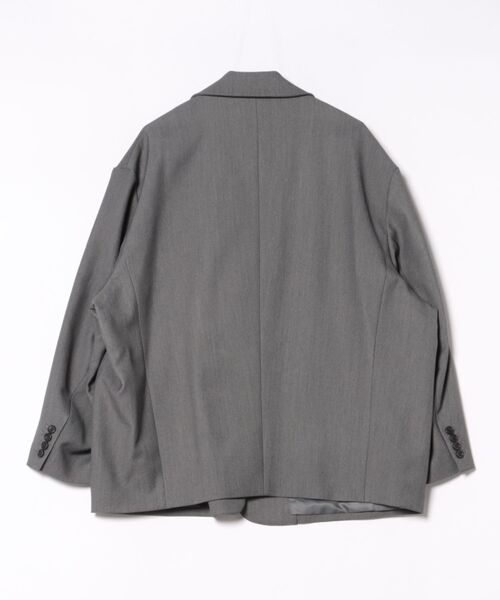 CLANE（クラネ）の「CLANE/クラネ/2WAY TAILORED OVER JACKET（テーラードジャケット・レディース・グレー/ブラック・1）」の3枚目の写真