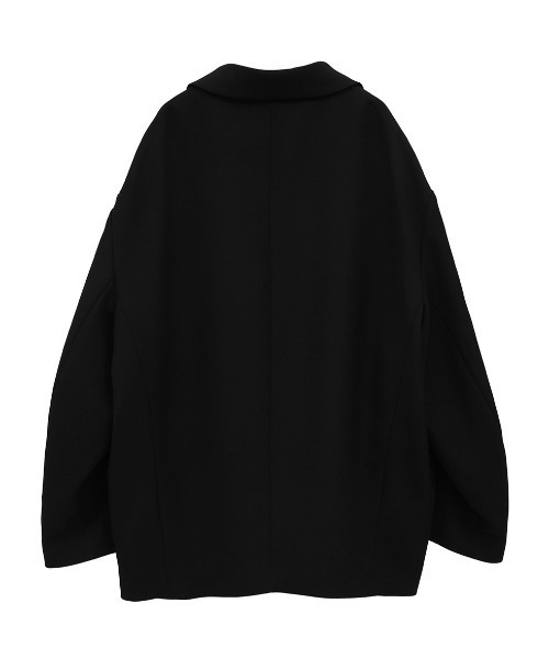 CLANE（クラネ）の「CLANE/クラネ/2WAY TAILORED OVER JACKET（テーラードジャケット・レディース・グレー/ブラック・1）」の6枚目の写真