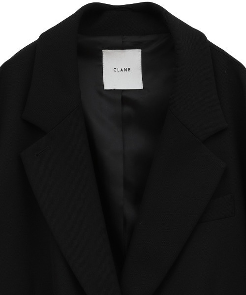 CLANE（クラネ）の「CLANE/クラネ/2WAY TAILORED OVER JACKET（テーラードジャケット・レディース・グレー/ブラック・1）」の7枚目の写真