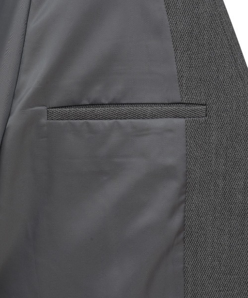 CLANE（クラネ）の「CLANE/クラネ/2WAY TAILORED OVER JACKET（テーラードジャケット・レディース・グレー/ブラック・1）」の21枚目の写真