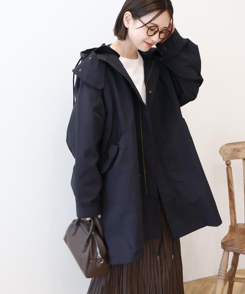 ♡早いもの勝ち！リラクス♡ボアライナー付き　モッズコート♡ブラック♡ ✨定番人気商品✨ザ・リラクス THE RERACS ボアライナー付きモッズ