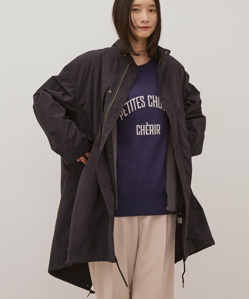 AMERICAN HOLIC(アメリカンホリック)の「3WAYライナー付きモッズコート(その他アウター・レディース・ブラック/カーキ・L/M)」の7枚目の写真
