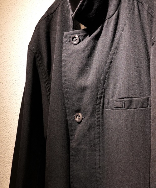 TROVE（トローヴ）の「TROVE 2025aw / MODERN WOOL JACKET（テーラードジャケット・メンズ・ブラック/ブルーグレー・1/3）」の6枚目の写真