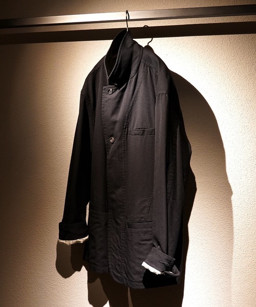 TROVE（トローヴ）の「TROVE 2025aw / MODERN WOOL JACKET（テーラードジャケット・メンズ・ブラック/ブルーグレー・1/3）」の8枚目の写真