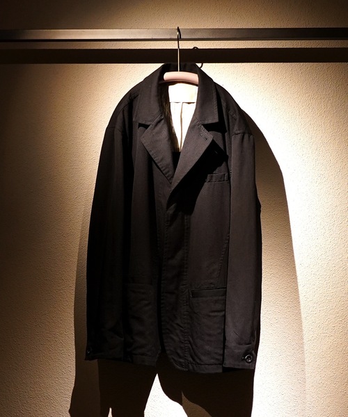 TROVE（トローヴ）の「TROVE 2025aw / MODERN WOOL JACKET（テーラードジャケット・メンズ・ブラック/ブルーグレー・1/3）」の7枚目の写真