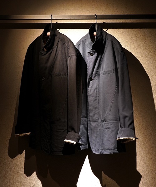 TROVE（トローヴ）の「TROVE 2025aw / MODERN WOOL JACKET（テーラードジャケット・メンズ・ブラック/ブルーグレー・1/3）」の5枚目の写真