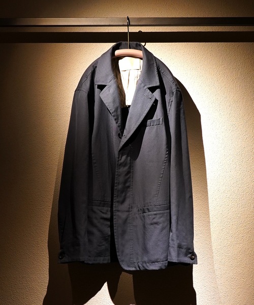 TROVE（トローヴ）の「TROVE 2025aw / MODERN WOOL JACKET（テーラードジャケット・メンズ・ブラック/ブルーグレー・1/3）」の9枚目の写真