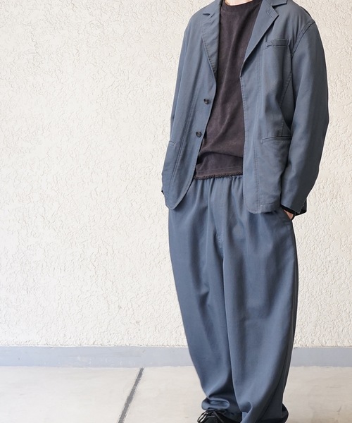 TROVE（トローヴ）の「MODERN WOOL JACKET（テーラードジャケット・メンズ・ブラック/ブルーグレー・1/3）」の14枚目の写真