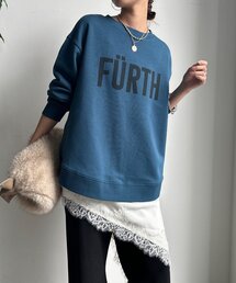 DouDou | 【WEB限定】裏起毛ヘムラインロゴトップス(Tシャツ/カットソー)