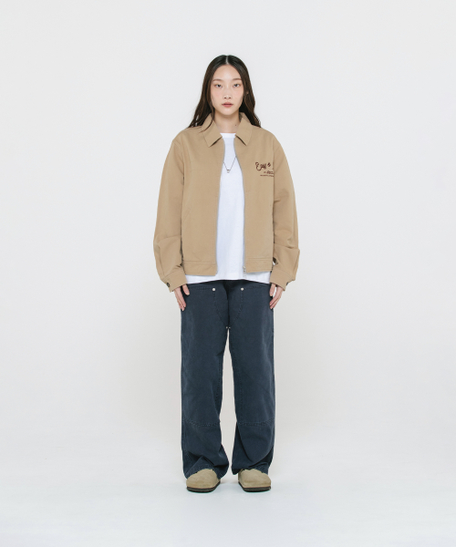 AECA（エイカ）の「EASY AND FREE COTTON IKE JACKET-BEIGE（その他アウター・メンズ・その他・MEDIUM/SMALL/LARGE）」の4枚目の写真