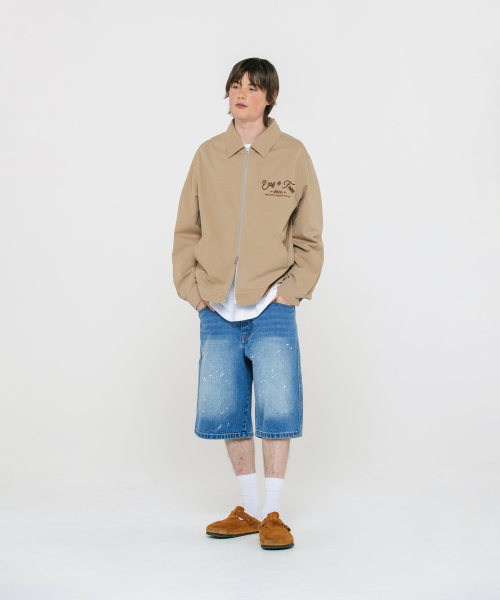AECA（エイカ）の「EASY AND FREE COTTON IKE JACKET-BEIGE（その他アウター・メンズ・その他・MEDIUM/SMALL/LARGE）」の3枚目の写真