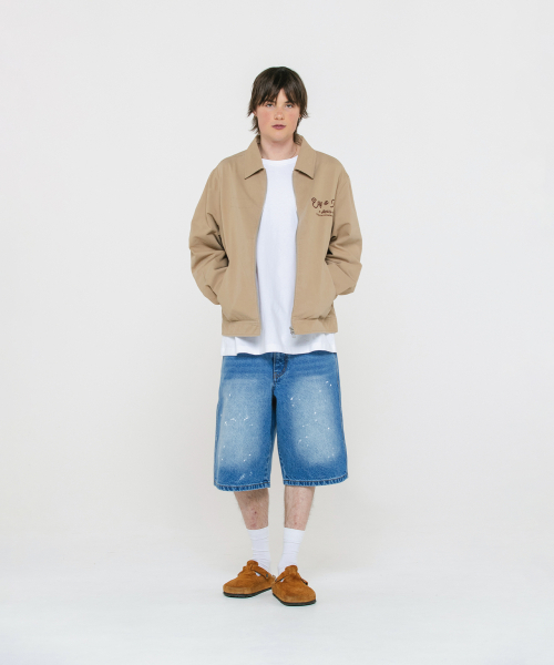 AECA（エイカ）の「EASY AND FREE COTTON IKE JACKET-BEIGE（その他アウター・メンズ・その他・MEDIUM/SMALL/LARGE）」の2枚目の写真