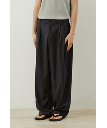 BER DE NOIR（ベールドノワール）の「スリーピンタックワイドストライプスラックス（グレー）（その他パンツ）」