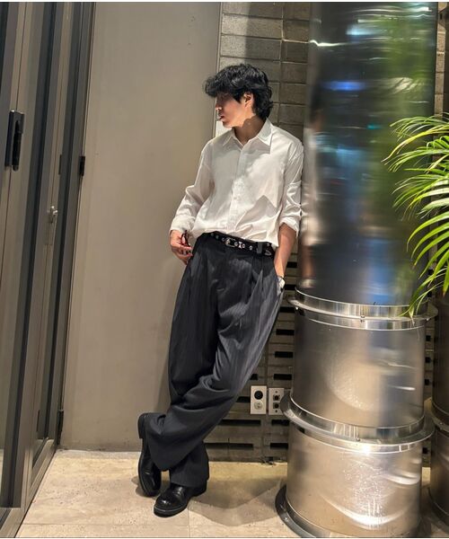 BER DE NOIR(ベールドノワール)の「スリーピンタックワイドストライプスラックス(グレー)(その他パンツ・メンズ・その他・MEDIUM/LARGE)」の8枚目の写真