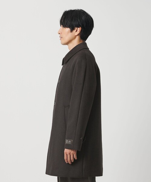 BEAUTY&YOUTH UNITED ARROWS（ビューティーアンドユースユナイテッドアローズ）の「120S メルトン チェック バルカラーコート（チェスターコート・メンズ・モカ・S/L/M/XL）」の11枚目の写真