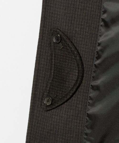 BEAUTY&YOUTH UNITED ARROWS（ビューティーアンドユースユナイテッドアローズ）の「120S メルトン チェック バルカラーコート（チェスターコート・メンズ・モカ・S/L/M/XL）」の22枚目の写真