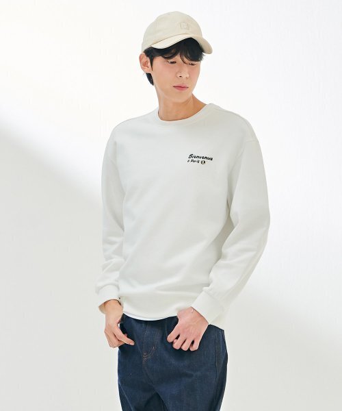 CHASECULT(チェイスカルト)の「共用バックプリントアートワークスウェットシャツ-DARU5114B01(スウェット・メンズ・ホワイト・90/100/95/105)」の5枚目の写真
