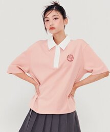 CHASECULT（チェイスカルト）の「Women's Semi-Overfit Collar T-Shirt-BEPG5752B0Z（ポロシャツ）」