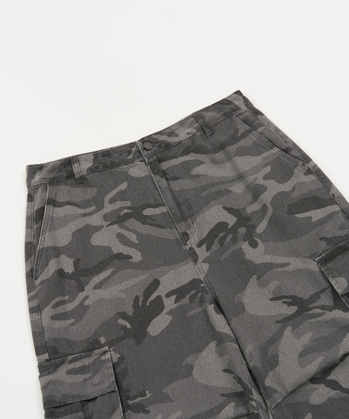 TOFFEE(トフィー)の「カモワイドコットンパンツ (GREY)(その他パンツ・メンズ・その他・SMALL/MEDIUM/LARGE/X-LARGE)」の4枚目の写真