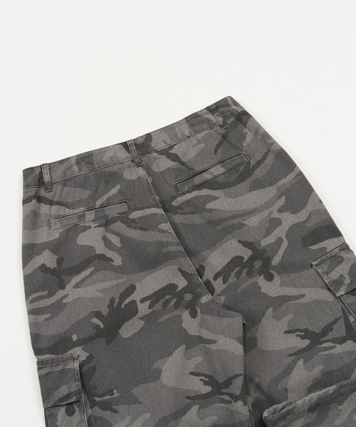 TOFFEE(トフィー)の「カモワイドコットンパンツ (GREY)(その他パンツ・メンズ・その他・SMALL/MEDIUM/LARGE/X-LARGE)」の5枚目の写真