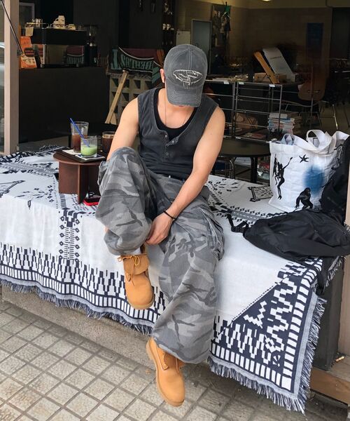 TOFFEE(トフィー)の「カモワイドコットンパンツ (GREY)(その他パンツ・メンズ・その他・SMALL/MEDIUM/LARGE/X-LARGE)」の13枚目の写真