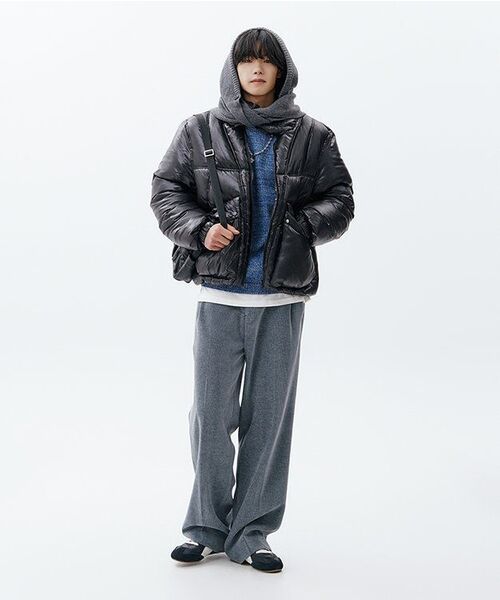 インシジョンライングロシープファーショートパディング[ブラック