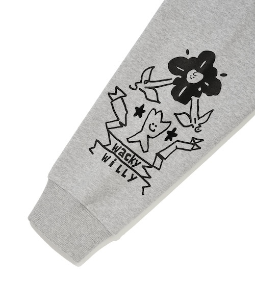 Wacky WiLLy(ワッキーウィリー)の「GRAFFITI GRAPHIC HOODIE(パーカー・メンズ・ブラック/グレー・SMALL/X-SMALL/X-LARGE/LARGE/MEDIUM)」の19枚目の写真