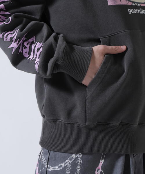 ROYAL FLASH（ロイヤルフラッシュ）の「【guernika×ちびまる子ちゃん】Drooping Maruko Vintage style Hoodie（パーカー・メンズ・ブラック系その他・L/2XL/XL）」の10枚目の写真