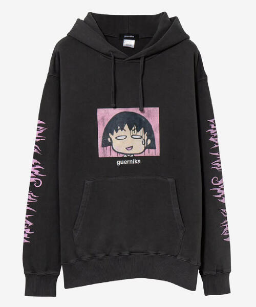 ROYAL FLASH（ロイヤルフラッシュ）の「【guernika×ちびまる子ちゃん】Drooping Maruko Vintage style Hoodie（パーカー・メンズ・ブラック系その他・L/2XL/XL）」の12枚目の写真