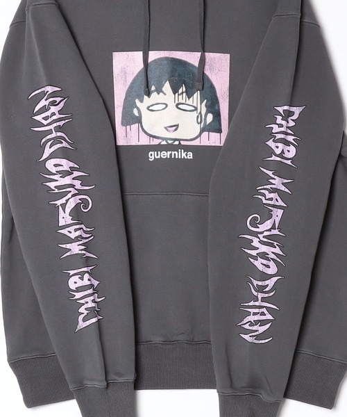 ROYAL FLASH（ロイヤルフラッシュ）の「【guernika×ちびまる子ちゃん】Drooping Maruko Vintage style Hoodie（パーカー・メンズ・ブラック系その他・L/2XL/XL）」の5枚目の写真