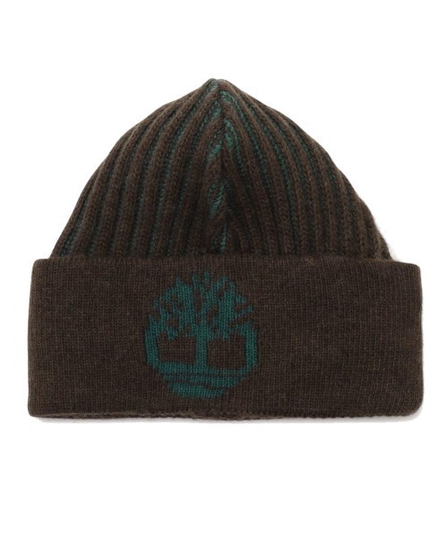 Timberland（ティンバーランド）の「Timberland [TOKYO DESIGN COLLECTIVE] Jacquard Pattern Knit Cap（ティンバーランド [トウキョウ デザイン コレクティブ] ジャカード パターン ニット キャップ）（ニットキャップ/ビーニー・メンズ・ブラウン系・ONE SIZE）」の2枚目の写真