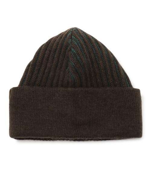 Timberland（ティンバーランド）の「Timberland [TOKYO DESIGN COLLECTIVE] Jacquard Pattern Knit Cap（ティンバーランド [トウキョウ デザイン コレクティブ] ジャカード パターン ニット キャップ）（ニットキャップ/ビーニー・メンズ・ブラウン系・ONE SIZE）」の3枚目の写真
