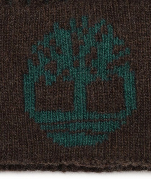 Timberland（ティンバーランド）の「Timberland [TOKYO DESIGN COLLECTIVE] Jacquard Pattern Knit Cap（ティンバーランド [トウキョウ デザイン コレクティブ] ジャカード パターン ニット キャップ）（ニットキャップ/ビーニー・メンズ・ブラウン系・ONE SIZE）」の5枚目の写真