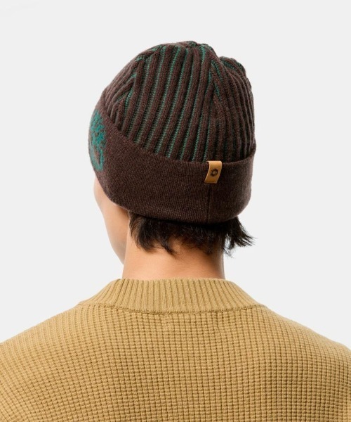 Timberland（ティンバーランド）の「Timberland [TOKYO DESIGN COLLECTIVE] Jacquard Pattern Knit Cap（ティンバーランド [トウキョウ デザイン コレクティブ] ジャカード パターン ニット キャップ）（ニットキャップ/ビーニー・メンズ・ブラウン系・ONE SIZE）」の7枚目の写真