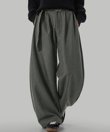 TOBEE（トゥビー）の「【TOBEE】タック バレルワイドスラックスパンツ　2タイプ（レギュラー / 裏起毛）（スラックス）」