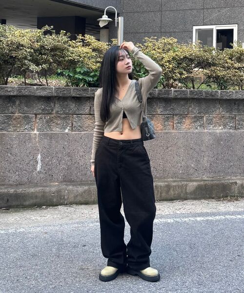 TOFFEE(トフィー)の「カーブドチノパンツ (ブラック)(その他パンツ・メンズ・その他・MEDIUM/LARGE/X-LARGE/SMALL)」の9枚目の写真
