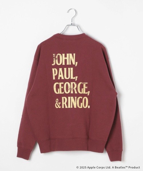The Beatles（ザビートルズ）の「THE BEATLES/BIGスウェット/611129（スウェット・レディース・ライトグレー/ダークグレー/ワインレッド・MEDIUM/LARGE）」の10枚目の写真