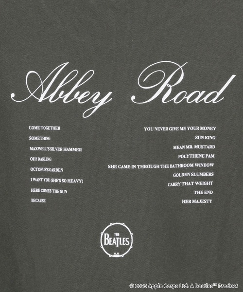 The Beatles（ザビートルズ）の「THE BEATLES/BIGスウェット/611129（スウェット・レディース・ライトグレー/ダークグレー/ワインレッド・MEDIUM/LARGE）」の6枚目の写真