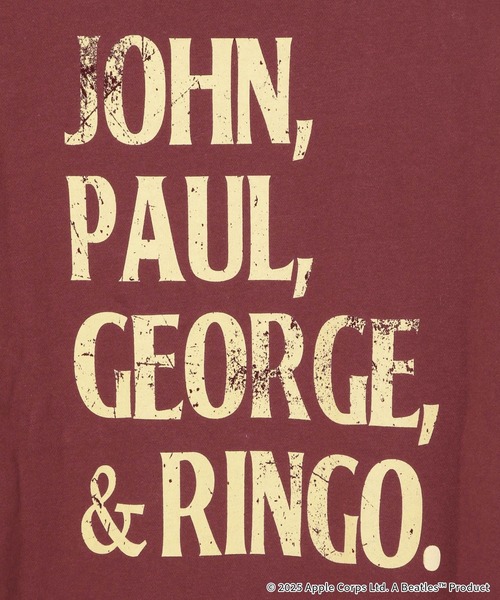 The Beatles（ザビートルズ）の「THE BEATLES/BIGスウェット/611129（スウェット・レディース・ライトグレー/ダークグレー/ワインレッド・MEDIUM/LARGE）」の4枚目の写真