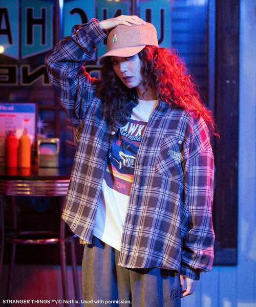 Green　Parks（グリーンパークス）の「■STRANGER THINGS×MINNETONKA コーデュロイキャップ（キャップ・レディース・ベージュ/チャコールグレー・FREE）」の11枚目の写真