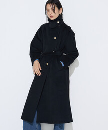 K.T KIYOKO TAKASE | アンゴラウール ロングトレンチコート(トレンチコート)