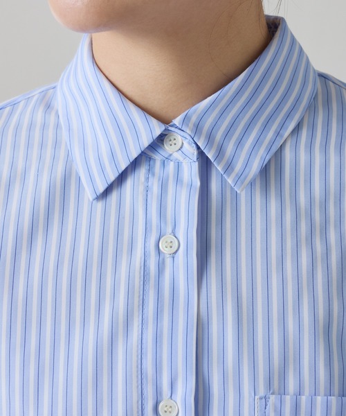 COLLAGE GALLARDAGALANTE（コラージュガリャルダガランテ）の「ポンチドッキングシャツ（シャツ/ブラウス・レディース・ピンク/イエロー/サックスブルー・FREE）」の21枚目の写真