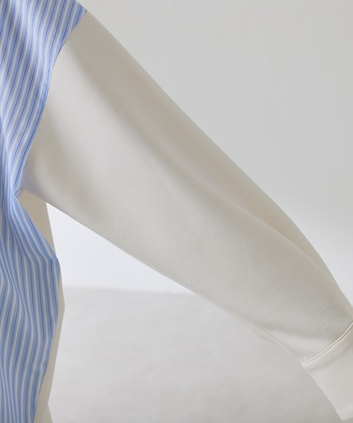 COLLAGE GALLARDAGALANTE（コラージュガリャルダガランテ）の「ポンチドッキングシャツ（シャツ/ブラウス・レディース・ピンク/イエロー/サックスブルー・FREE）」の22枚目の写真